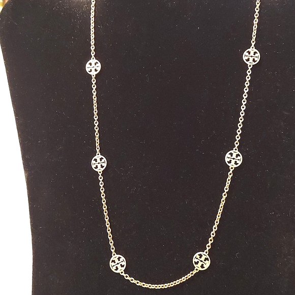 Tory Burch Jewelry - Tory Burch Necklace Logo Chain Goldtone